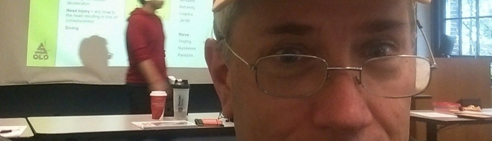 Greg Moore selfie with PMI hat