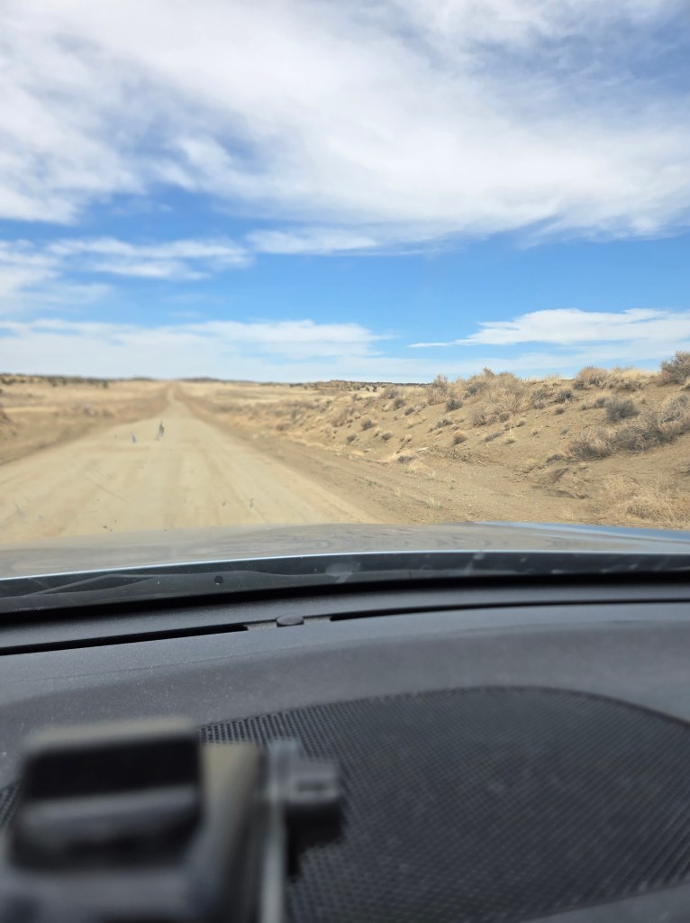 One of two ways into Chaco Canyon. It was sporting.