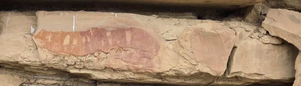 Some Petroglyphs at the campground at Chaco